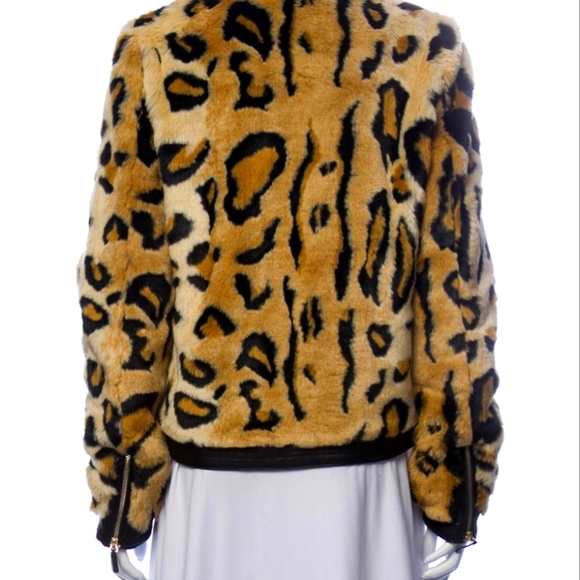 Faux fur animal print jacket - Picture 2 of 15